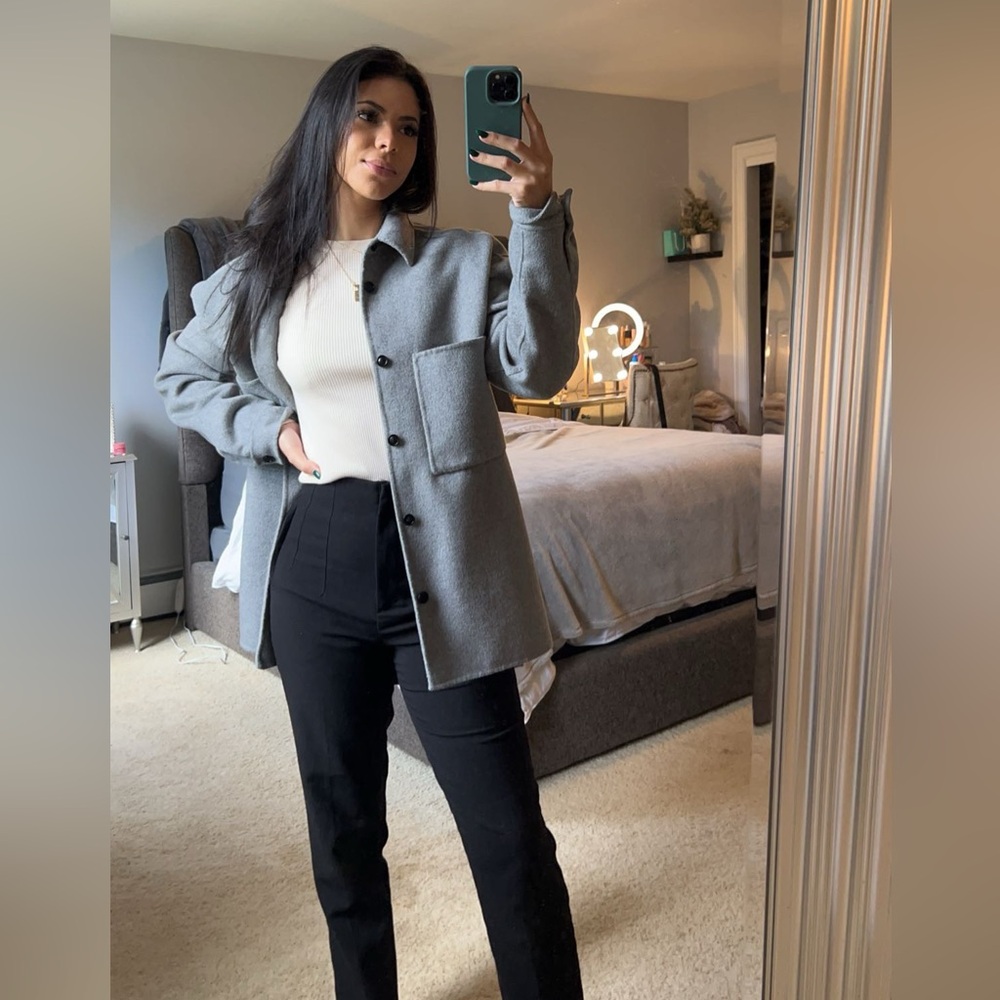 Zara Women's Gray Blazer Jacket